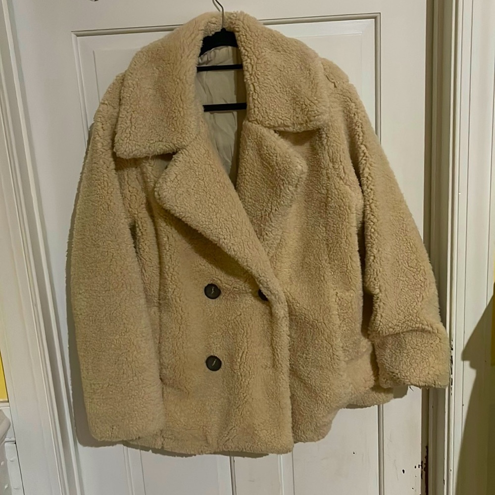 Free People Teddy Bear Coat